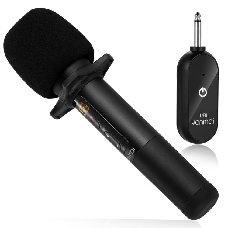 Yanmai UF8 UHF Wireless Dynamic Microphone with LCD Display - Consumer Electronics by Yanmai | Online Shopping UK | buy2fix
