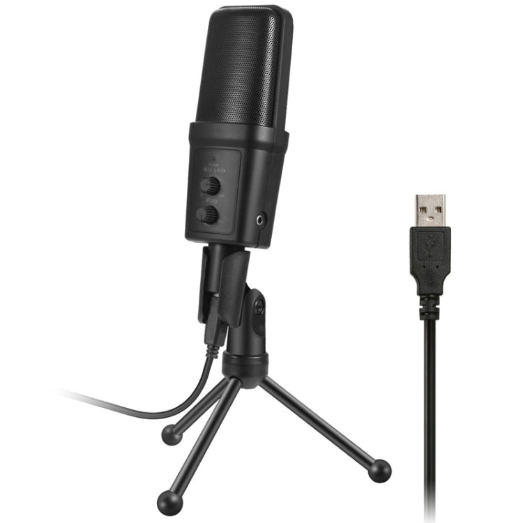 Yanmai SF-970 Professional Condenser Sound Recording Microphone with Tripod Holder & USB Cable , Cable Length: 1.8m(Black) - Consumer Electronics by Yanmai | Online Shopping UK | buy2fix