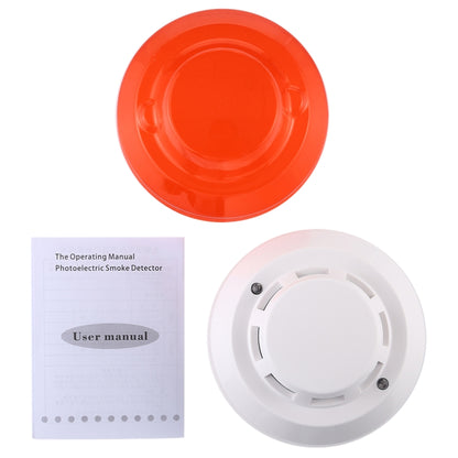 Photoelectric Smoke Detector with Red LED Indicator(White) - Security by buy2fix | Online Shopping UK | buy2fix