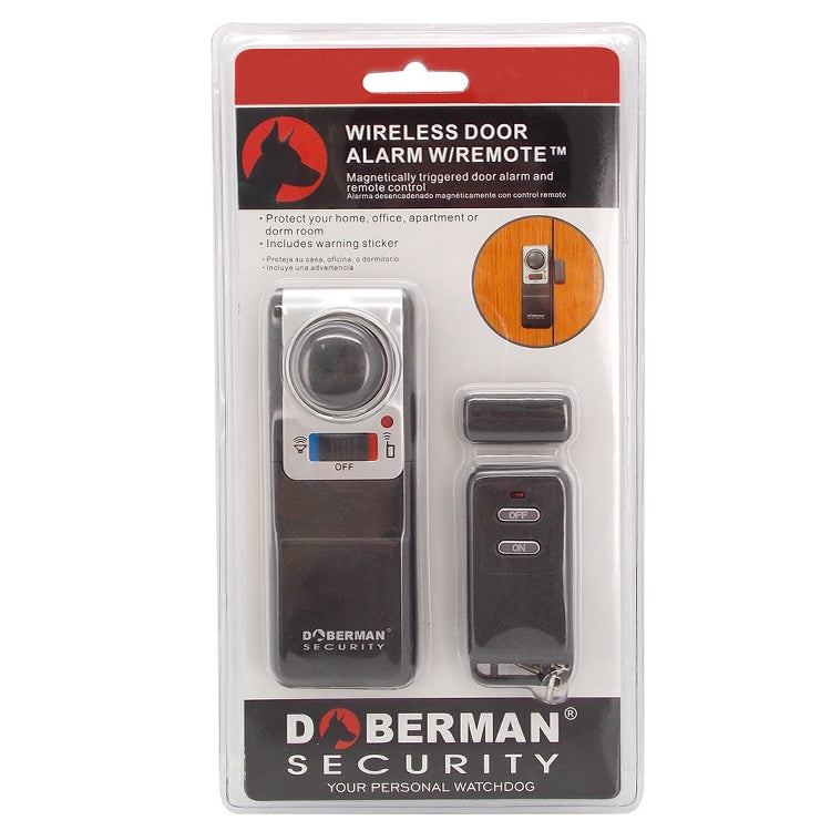 DOBERMAN SE-0137 4 in 1 Household Anti-theft Door and Window Magnetic Spring Sensor Super Loud Simple Alarm Set - Security by buy2fix | Online Shopping UK | buy2fix