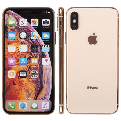 For iPhone XS Color Screen Non-Working Fake Dummy Display Model (Gold) - Mobile Accessories by buy2fix | Online Shopping UK | buy2fix