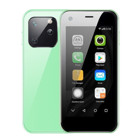 SOYES XS13, 1GB+8GB, 2.5 inch MTK6580 Quad Core up to 1.3GHz, Bluetooth, WiFi, FM, Network: 3G, Dual SIM(Green) - SOYES by SOYES | Online Shopping UK | buy2fix