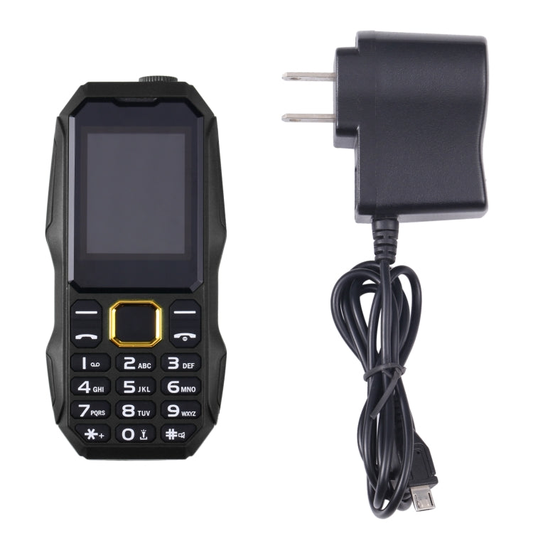 W2025 Triple Proofing Elder Phone, Waterproof Shockproof Dustproof, 5800mAh Battery, 1.8 inch, 21 Keys, LED Flashlight, Dual SIM(Black) - Others by buy2fix | Online Shopping UK | buy2fix