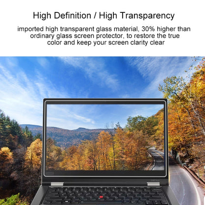 0.4mm 9H Surface Hardness Full Screen Tempered Glass Film for Lenovo ThinkPad X380 Yoga 13.3 inch -  by buy2fix | Online Shopping UK | buy2fix