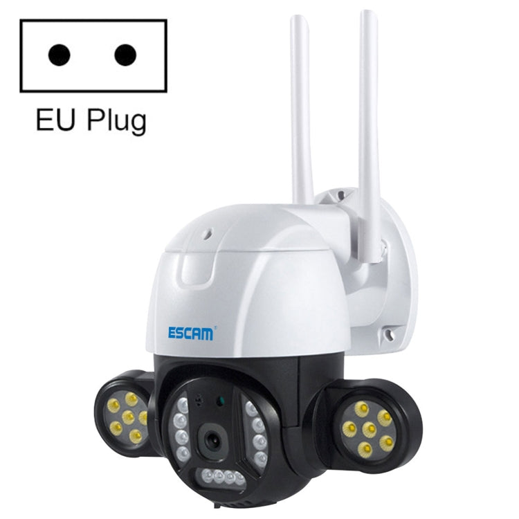 ESCAM QF233 3.0 Million Pixels Smart WiFi IP Camera, Support Auto Tracking & Night Vision & Two Way Audio & TF Card & Onvif, EU Plug - Security by ESCAM | Online Shopping UK | buy2fix