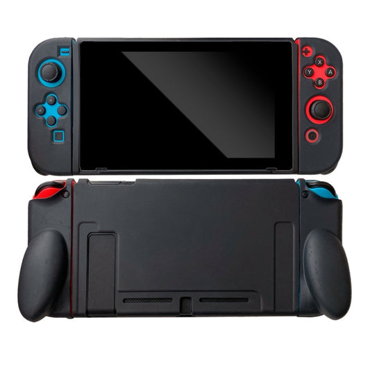 For Nintendo Switch Pure Color Shockproof TPU Case(Black) - Cases by buy2fix | Online Shopping UK | buy2fix