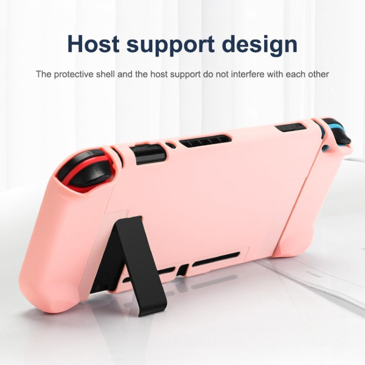For Nintendo Switch Pure Color Shockproof TPU Case(Pink) - Cases by buy2fix | Online Shopping UK | buy2fix