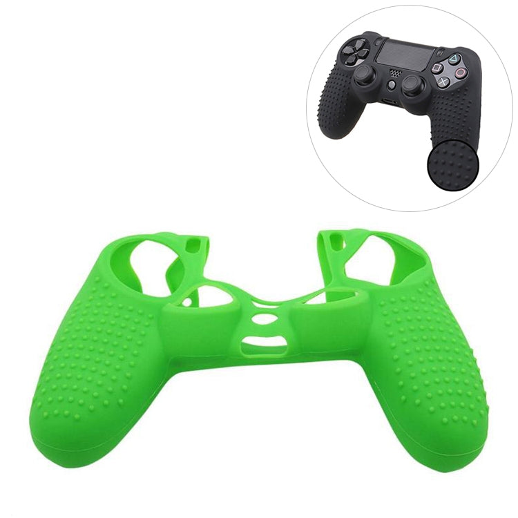 Non-slip Silicone Protective Case for Sony PS4(Green) - Cases by buy2fix | Online Shopping UK | buy2fix