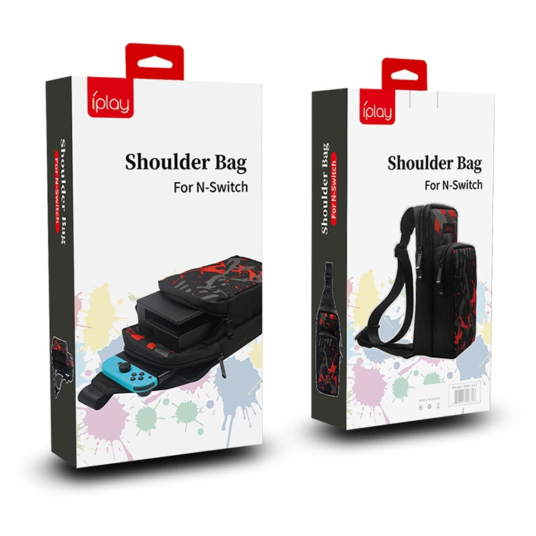 iplay HBS-167 Portable Shoulder Crossbody Storage Bag for Nintendo Switch - Bags by iplay | Online Shopping UK | buy2fix