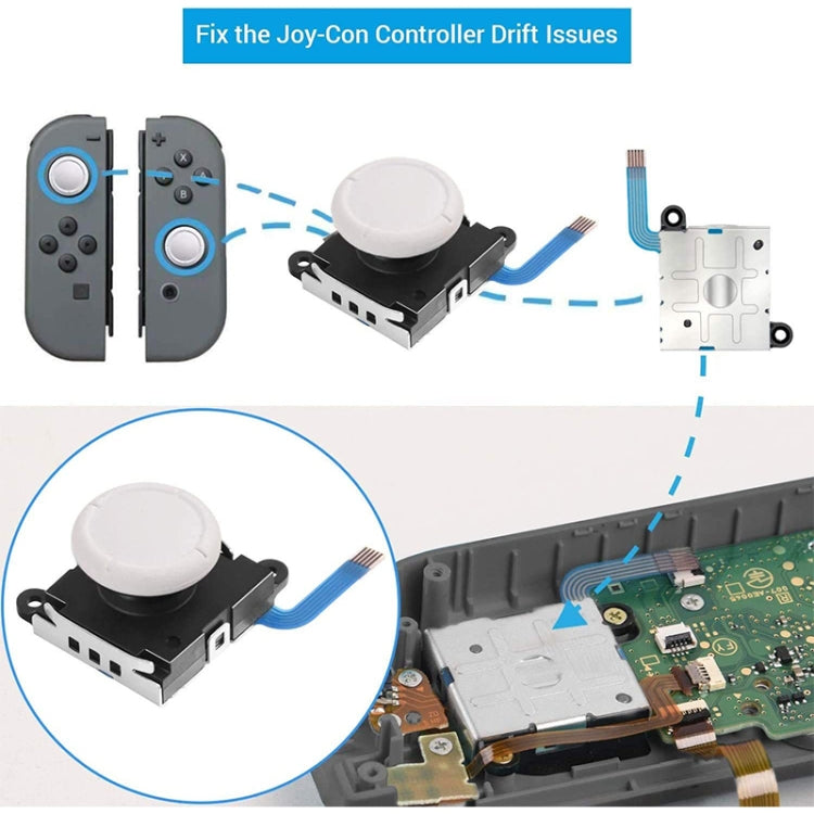 Game Console 3D Left Right Interoperability Rocker Remote Sensing Joystick for Nintendo Switch / Switch Lite(Red) - Repair & Spare Parts by buy2fix | Online Shopping UK | buy2fix