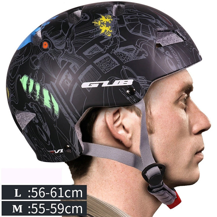GUB V1 Professional Cycling Helmet Sports Safety Cap, Size: M(Black) - Protective Helmet & Masks by GUB | Online Shopping UK | buy2fix