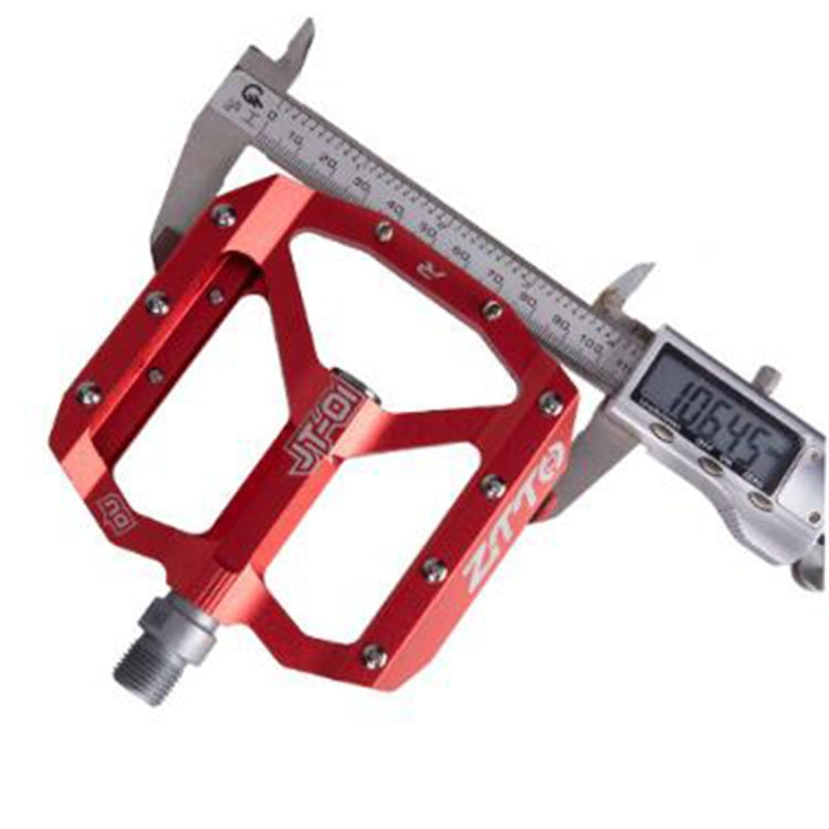 ZTTO Bike Pedal Ultralight Aluminum Alloy Bicycle Pedal (Red) - Pedals by ZTTO | Online Shopping UK | buy2fix