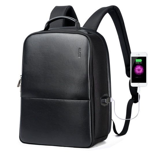 Bopai 751-006431 Business Waterproof Anti-theft Large Capacity Double Shoulder Bag,with USB Charging Port, Size: 27x16.5x40cm (Black) - 15.6 - 17 inch by Bopai | Online Shopping UK | buy2fix