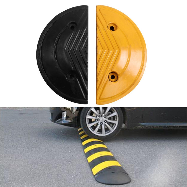 Pair Of Special Round Heads For Rubber Speed Bumps, Diameter: 35cm - Speed Bumps by buy2fix | Online Shopping UK | buy2fix