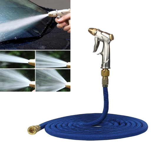 100FT 9m Car High Pressure Washing Tool Telescopic Water Pipe Set(Blue) - Car washing supplies by buy2fix | Online Shopping UK | buy2fix