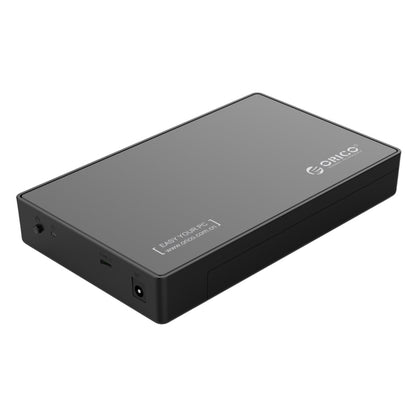 ORICO 3588C3 SATA 3.0 to USB-C / Type-C 2.5 / 3.5 inch SSD / SATA HDD Enclosure Storage Support UASP Protocol(Black) - HDD Enclosure by ORICO | Online Shopping UK | buy2fix