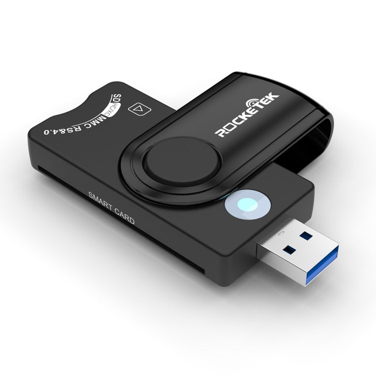ROCKETEK CR310 USB 3.0 + TF Card + SD Card + SIM Card + Smart Card Multi-function Card Reader -  by ROCKETEK | Online Shopping UK | buy2fix