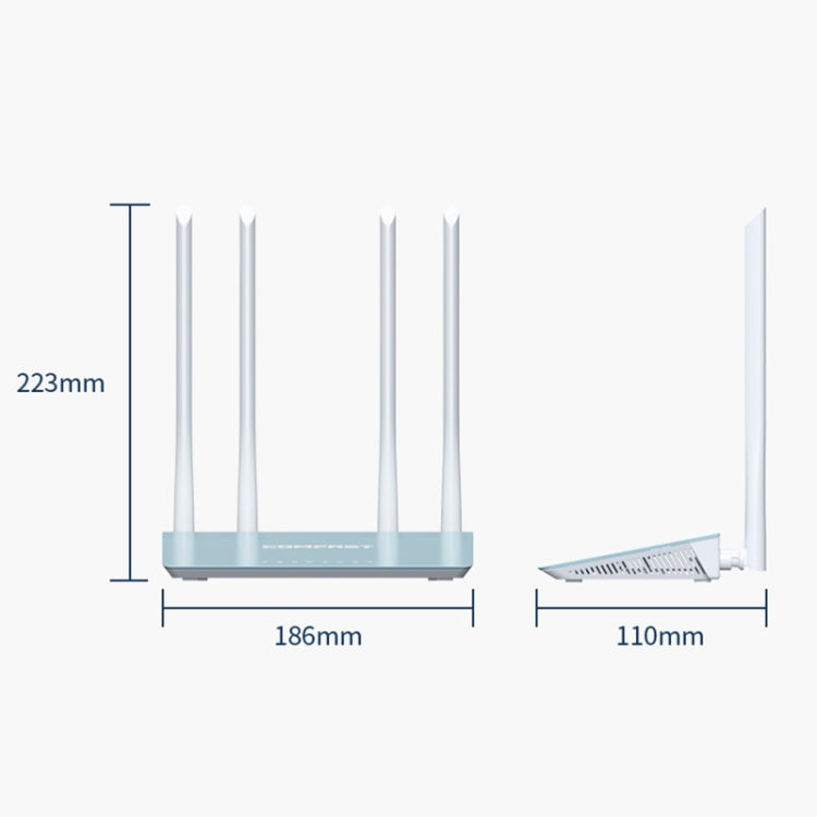 COMFAST CF-WR616AC V2 1200Mbps Dual Band Wireless Router - Wireless Routers by COMFAST | Online Shopping UK | buy2fix