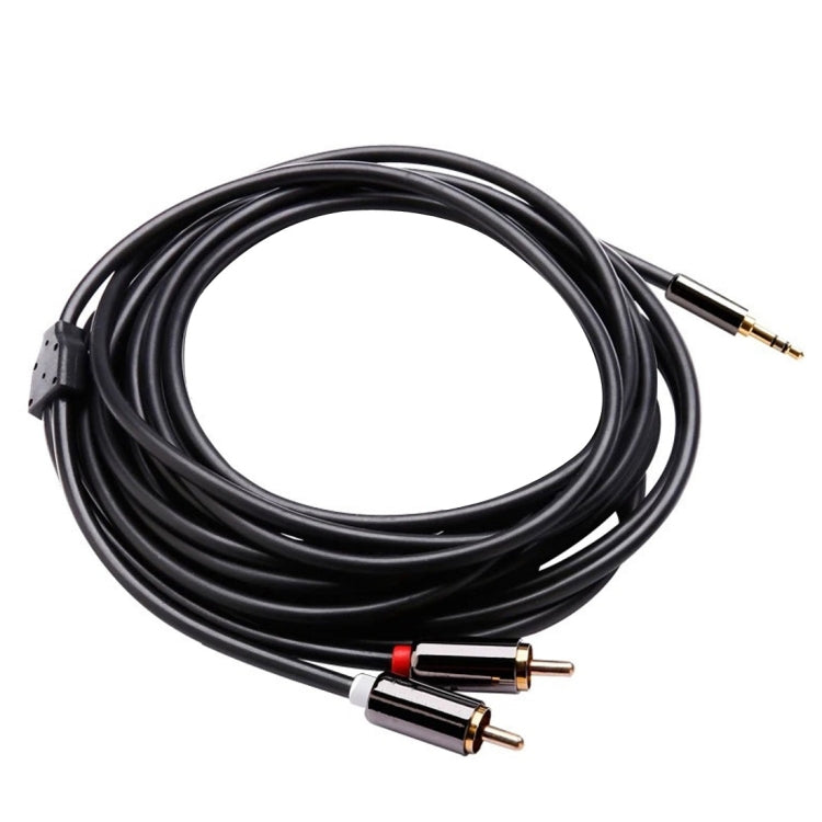 3m Gold Plated 3.5mm Jack to 2 x RCA Male Stereo Audio Cable - RCA Cable by buy2fix | Online Shopping UK | buy2fix