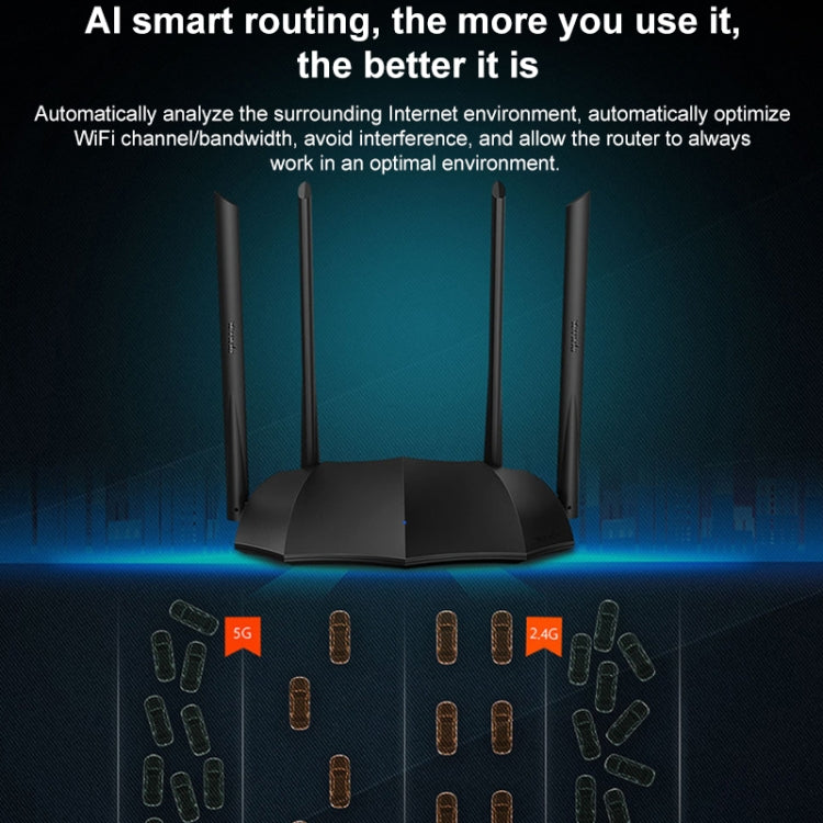 Tenda AC8 AC1200 2.4 / 5GHz Dual-Band Gigabit Port Wireless Router - Wireless Routers by Tenda | Online Shopping UK | buy2fix