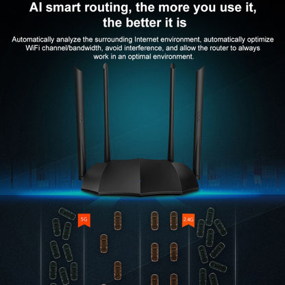 Tenda AC8 AC1200 2.4 / 5GHz Dual-Band Gigabit Port Wireless Router - Wireless Routers by Tenda | Online Shopping UK | buy2fix