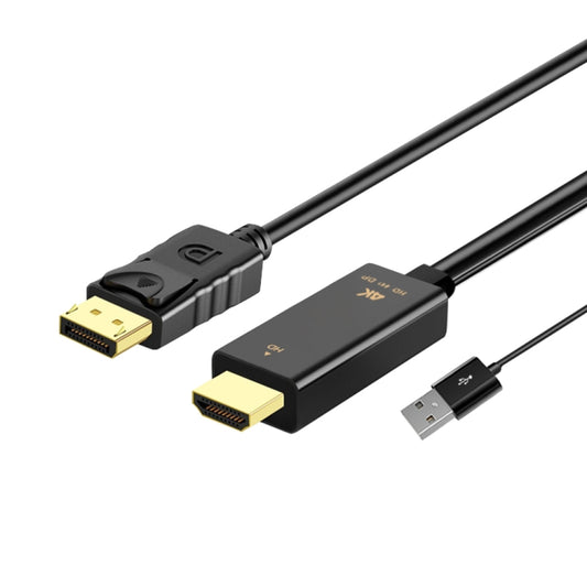 Onten H147 HDMI Male + USB 2.0 Male to DisplayPort Male Adapter Cable, Length：1.8m -  by Onten | Online Shopping UK | buy2fix