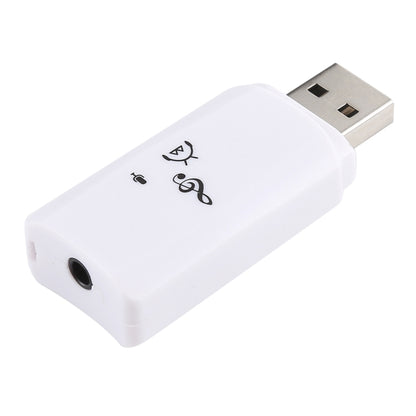 2 in 1 USB Bluetooth Dongle + Audio Receiver Adapter(White) - Apple Accessories by buy2fix | Online Shopping UK | buy2fix