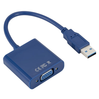 External Graphics Card Converter Cable USB3.0 to VGA, Resolution: 720P(Blue) - Converter by buy2fix | Online Shopping UK | buy2fix