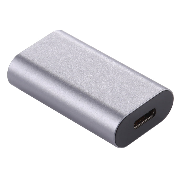 Type-C / USB-C Female to Mini DP Female Aluminium Alloy Adapter (Silver) - Computer & Networking by buy2fix | Online Shopping UK | buy2fix