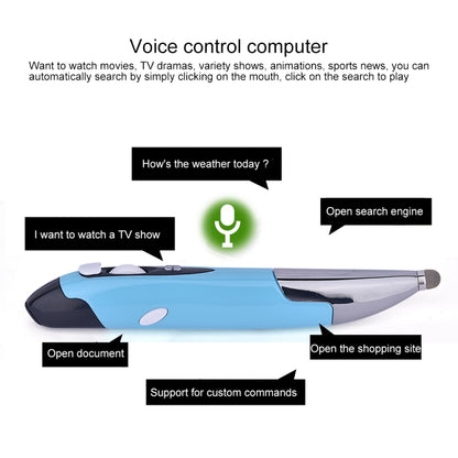 PR-06S 4-keys Smart Wireless Optical Mouse with Stylus Pen Function, Support Voice Operation / Translation (Blue) - Computer & Networking by buy2fix | Online Shopping UK | buy2fix