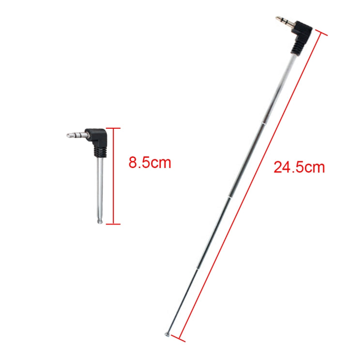 Retractable 3.5mm FM Radio Antenna for Mobile Phone, Max Length: 24.5cm - Consumer Electronics by buy2fix | Online Shopping UK | buy2fix