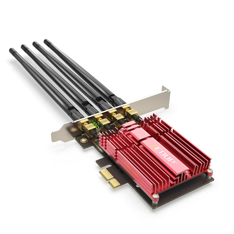 EDUP 9633-800 AC1900Mbps 2.4GHz & 5GHz Dual Band PCI-Express Adapter 4 Antenna External Network Card -  by EDUP | Online Shopping UK | buy2fix