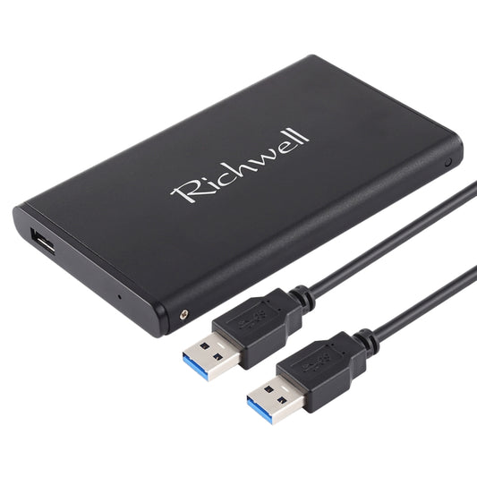 Richwell SATA R2-SATA-500GB 500GB 2.5 inch USB3.0 Super Speed Interface Mobile Hard Disk Drive(Black) - External Hard Drives by Richwell | Online Shopping UK | buy2fix