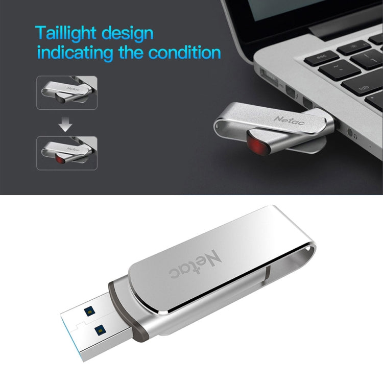 Netac U388 128GB USB 3.0 Twister Secure Encryption Flash Disk - USB Flash Drives by Netac | Online Shopping UK | buy2fix