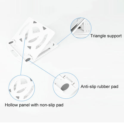 General-purpose Increased Heat Dissipation For Laptops Holder, Style: Standard Version (White) - Computer & Networking by buy2fix | Online Shopping UK | buy2fix