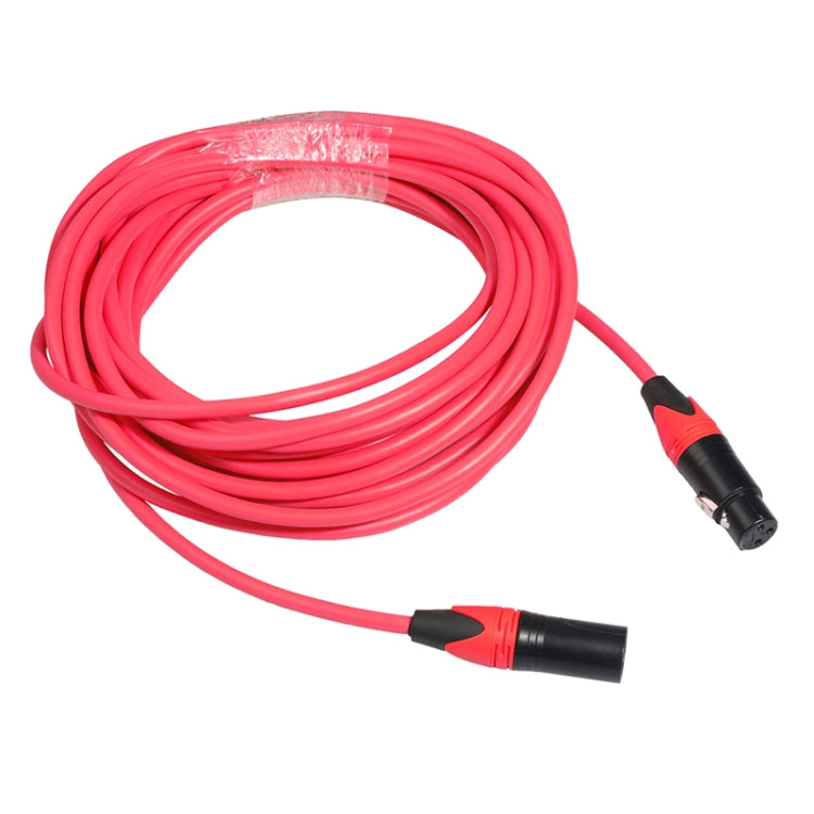 XRL Male to Female Microphone Mixer Audio Cable, Length: 1m (Red) - Consumer Electronics by buy2fix | Online Shopping UK | buy2fix