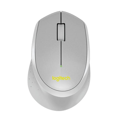 Logitech M330 Wireless Optical Mute Mouse with Micro USB Receiver (Grey) - Wireless Mice by Logitech | Online Shopping UK | buy2fix