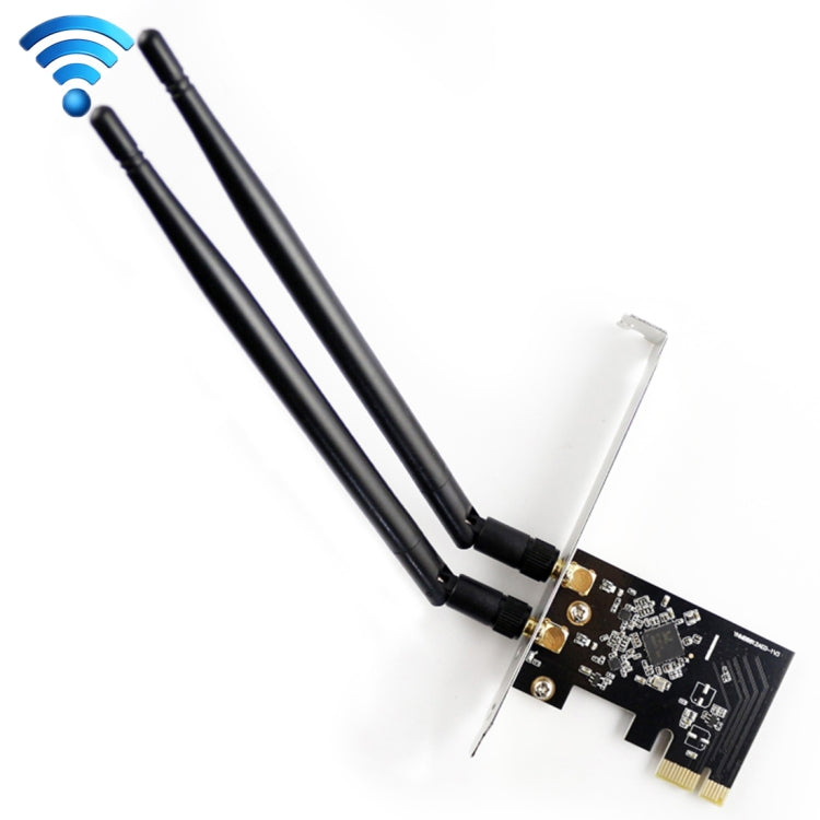 EDUP EP-9607 1200Mbps Dual-Band PCI-E Express Wireless Adapter Network Card with 2 x 6dBi Antennas - Add-on Cards by EDUP | Online Shopping UK | buy2fix