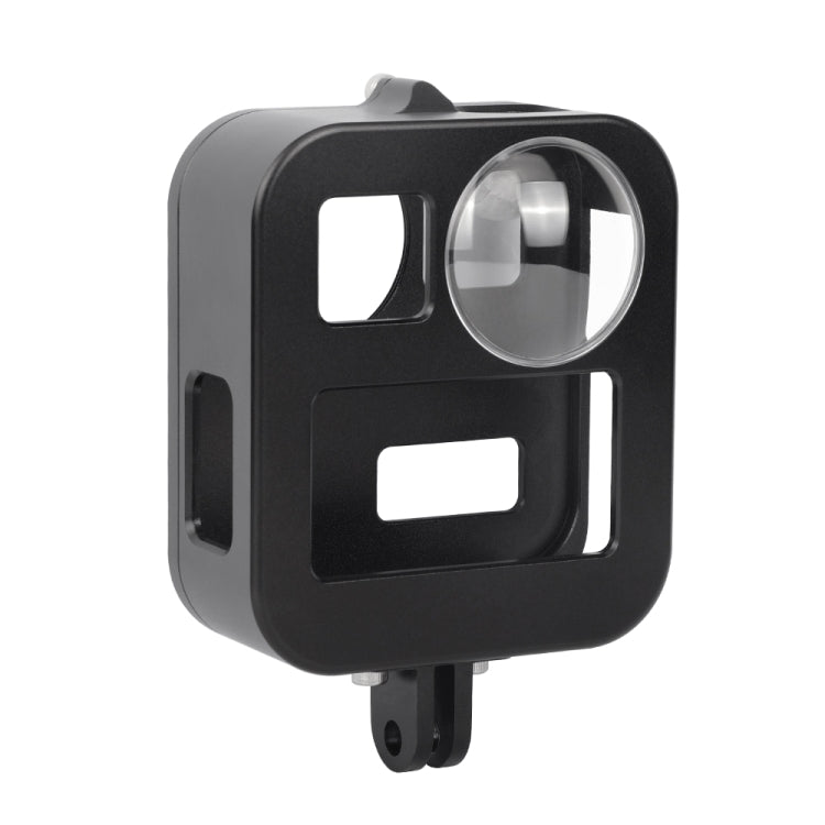 PULUZ Housing Shell CNC Aluminum Alloy Protective Cage for GoPro Max(Black) - DJI & GoPro Accessories by PULUZ | Online Shopping UK | buy2fix