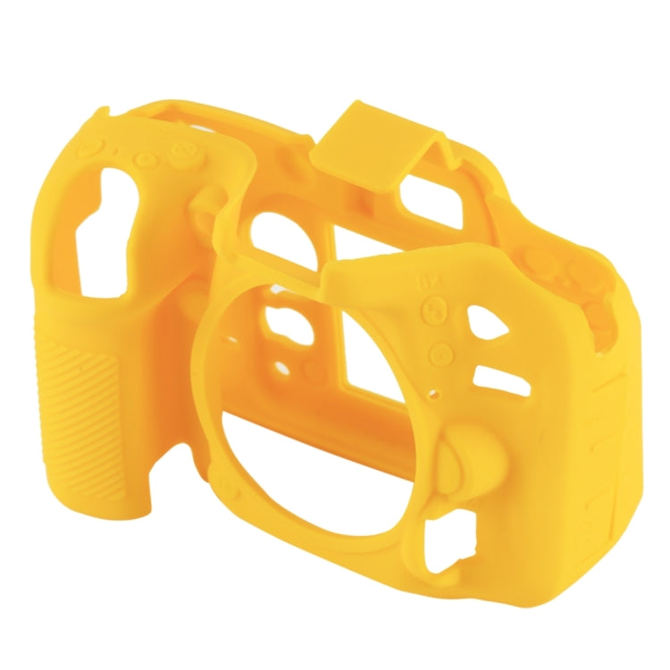 PULUZ Soft Silicone Protective Case for Nikon D7200 /D7100(Yellow) - Camera Accessories by PULUZ | Online Shopping UK | buy2fix