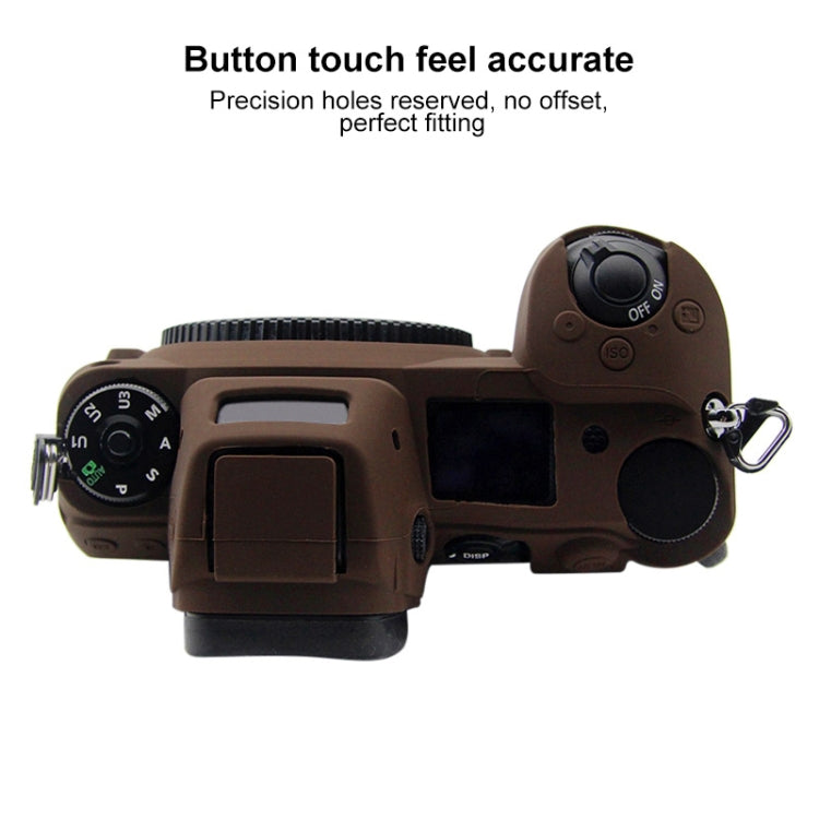 PULUZ Soft Silicone Protective Case for Nikon Z6 / Z7(Coffee) - Camera Accessories by PULUZ | Online Shopping UK | buy2fix