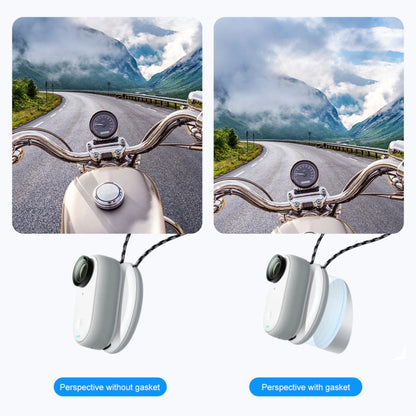 For Insta360 GO 3 PULUZ Magnetic Pendant Holder Quick Release Neck Strap (White) - Mount & Holder by PULUZ | Online Shopping UK | buy2fix