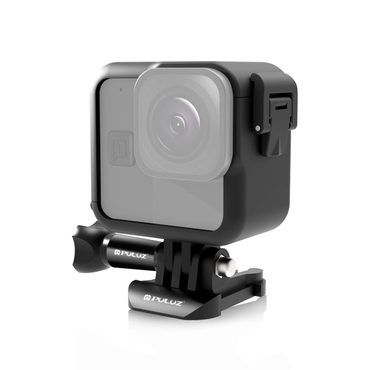 For GoPro Hero11 Black Mini PULUZ PC Plastic Border Frame with Buckle Basic Mount & Screw(Black) - Protective Frame by PULUZ | Online Shopping UK | buy2fix