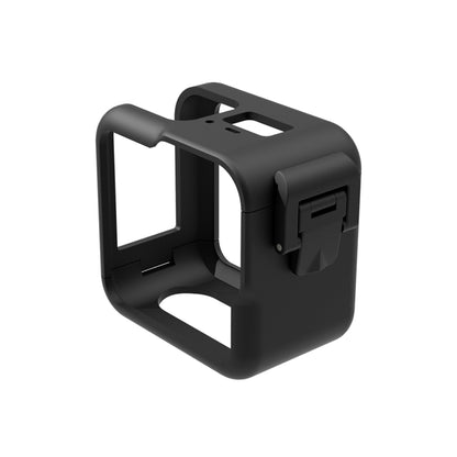 For GoPro Hero11 Black Mini PULUZ PC Plastic Border Frame with Buckle Basic Mount & Screw(Black) - Protective Frame by PULUZ | Online Shopping UK | buy2fix