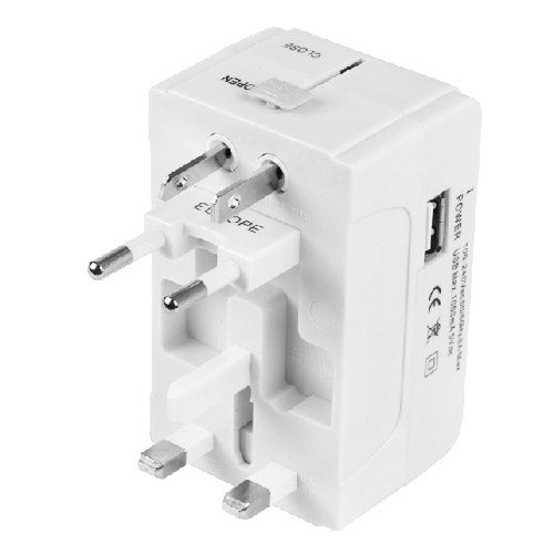 933L 4 in 1 (EU + UK + AU + US Plug) Universal USB Charger Travel Adaptor - Consumer Electronics by buy2fix | Online Shopping UK | buy2fix