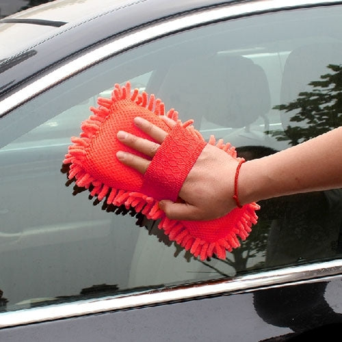 Ultrafine Fiber Chenille Anthozoan Car Washing Gloves Multi-functional Magic Car Brush (Random Color Delivery) - Car washing supplies by buy2fix | Online Shopping UK | buy2fix