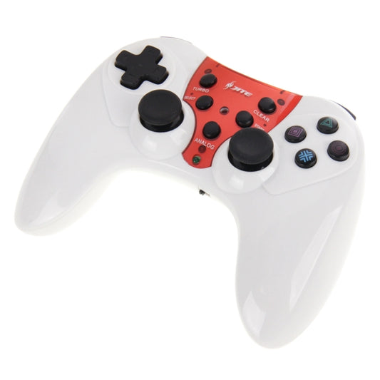 JITE Innovative CX-508 5 in 1 Dual Shock2 2.4GHz Wireless Gamepad with 3 Colors Replaceable Front Cover for Play Station PS3 / PS2 / PS1 Game Controller - Gamepads by buy2fix | Online Shopping UK | buy2fix