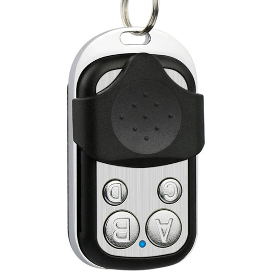 433MHz Metal Wireless Learning Code 4 Keys Remote Control (Black + Silver) - Consumer Electronics by buy2fix | Online Shopping UK | buy2fix