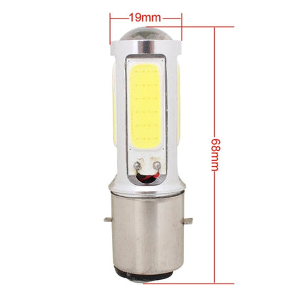 BA20D 1250LM 20W + 5W 5 x COB LED White Light Motorcycle Brake Light Lamp Bulb, DC 12V - Headlights by buy2fix | Online Shopping UK | buy2fix