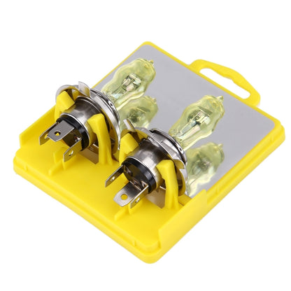 H4 Xenon Pure Yellow Bulbs, 12V 100/90W - In Car by buy2fix | Online Shopping UK | buy2fix